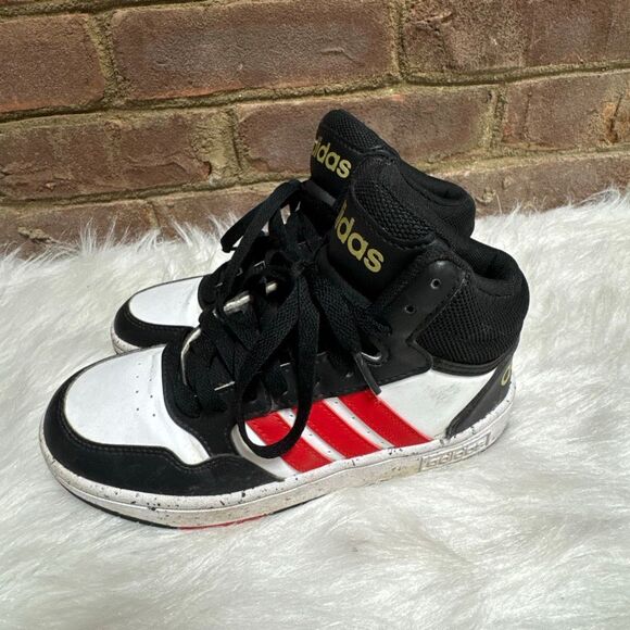 Adidas Hoops Youth Mid 3.0 Sneaker Size 2 - Picture 3 of 7